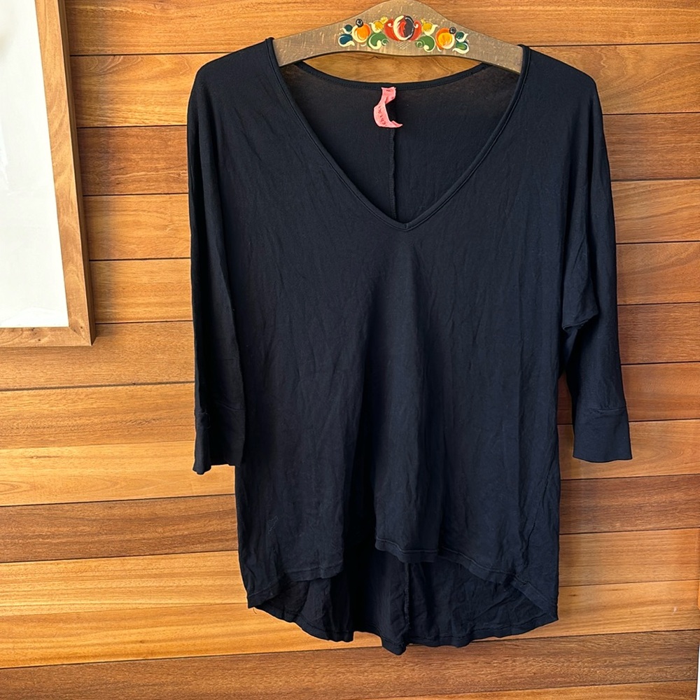 Float Black Tunic Blouse